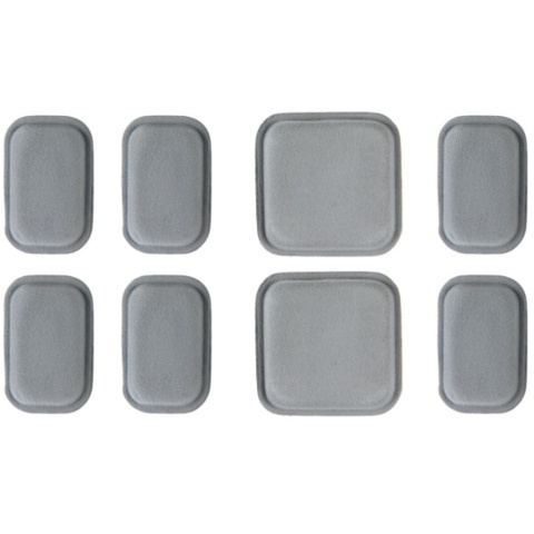 Lancer Tactical Airsoft Tactical CP AF Protective Helmet Pad Set - GRAY