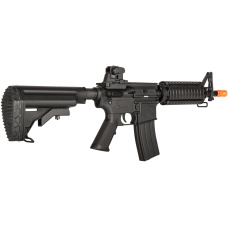 Lancer Tactical Airsoft M4 AEG Rifle with Crane Stock (Color: Black)