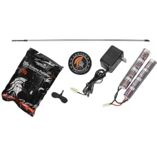 Lancer Tactical LT-14C Airsoft M4 AEG Rifle - BLACK