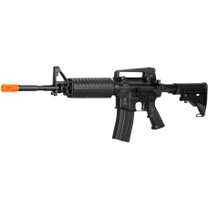 Lancer Tactical Airsoft M4A1 Carbine Gas Rifle - BLACK
