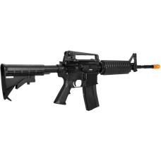 Lancer Tactical Airsoft M4A1 Carbine Gas Rifle - BLACK