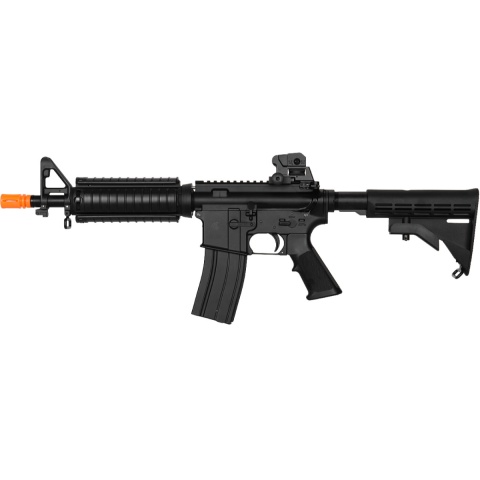 Lancer Tactical Airsoft M4A1 CQB Gas Rifle Blowback RIS - BLACK