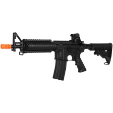 Lancer Tactical Airsoft M4A1 CQB Gas Rifle Blowback RIS - BLACK