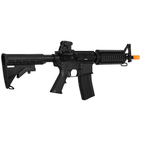 Lancer Tactical Airsoft M4A1 CQB Gas Rifle Blowback RIS - BLACK
