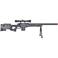 Well Airsoft L96 Compact Sniper Rifle - Bolt Action - BLACK