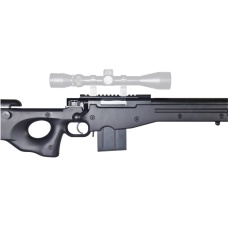 Well Airsoft L96 Compact Sniper Rifle - Bolt Action - BLACK