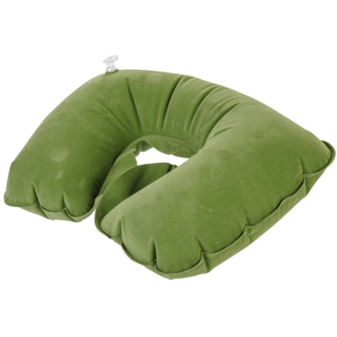 Lancer Tactical Inflatable Travel Neck Support Pillow - GREEN