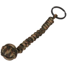 Lancer Tactical Monkey Fist 5-Inch Steel Ball Paracord Keychain - Multi