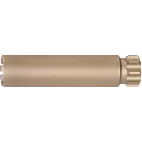 UK Arms Airsoft Specter Mock Suppressor F35x152mm - DARK EARTH