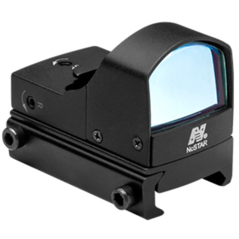NcStar Airsoft Tactical Micro Reflex Red Dot Sight 2 MOA - BLACK