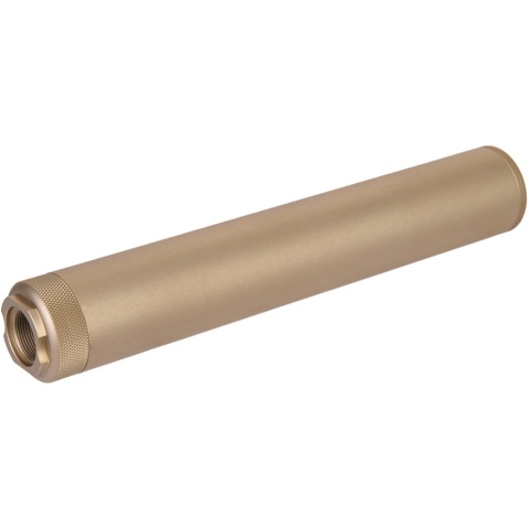UK Arms Airsoft Specwar-II F38X228.6mm Mock Suppressor - DARK EARTH