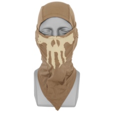 UK Arms Airsoft Tactical Glow-in-Dark Skull Balaclava Face Mask - TAN