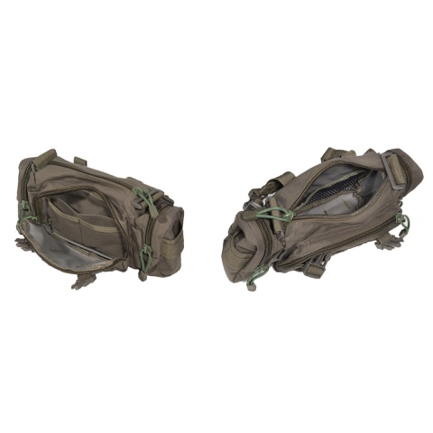 UK Arms Airsoft Tactical QR Combat Butt Pack - OD GREEN