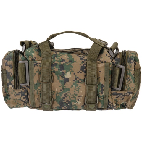 UK Arms Airsoft Tactical QR Combat Butt Pack - WOODLAND DIGITAL
