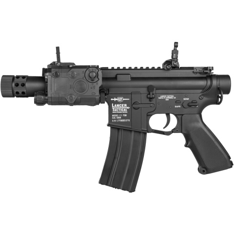 Lancer Tactical M4 LT-708 Stubby AEG Airsoft Rifle - BLACK