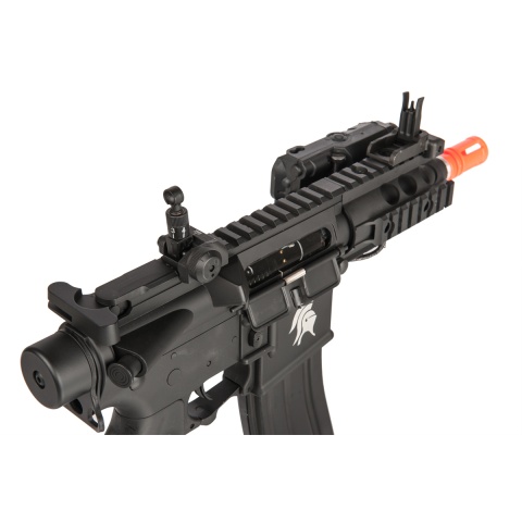 Lancer Tactical M4 LT-708 Stubby AEG Airsoft Rifle - BLACK