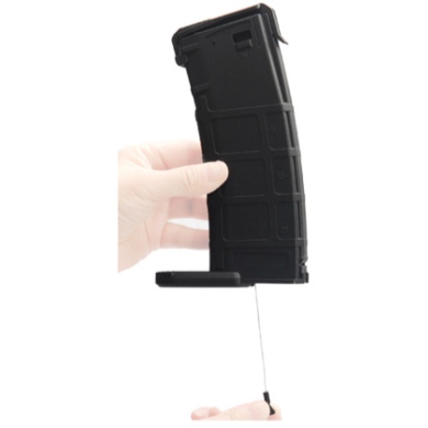Lancer Tactical 320 Round Airsoft Masada Flash Magazine (Color: Black)