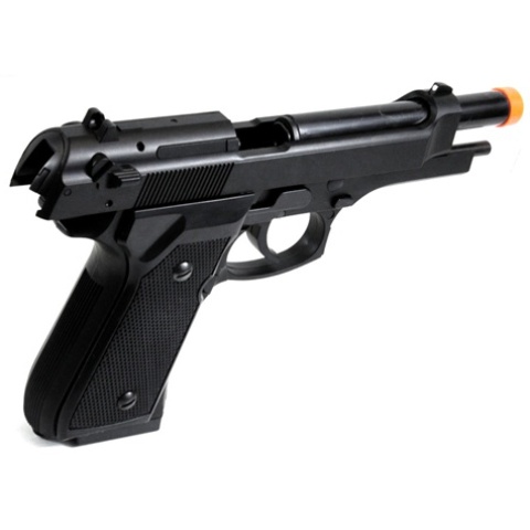 HFC M92F Heavyweight Airsoft Spring Pistol w/ SlideLock (Color: Black)