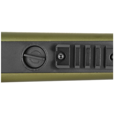 UK Arms Airsoft MK96 Covert Bolt Action Scope Rifle w/ Bipod - OD