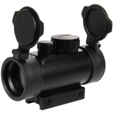 Lancer Tactical CA-412BN Red & Green Dot 1X Scope - BLACK