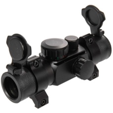Lancer Tactical CA-442B Metal 4 Pattern Reticle Scope - BLACK