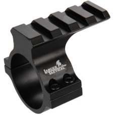 Lancer Tactical 30mm Scope Adapter Ring Mount Top Rail - BLACK
