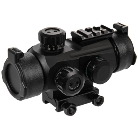 Lancer Tactical CA-444B 1x Red & Green Dot Sight - BLACK