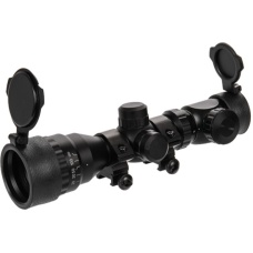 Lancer Tactical AOEG 2-6x32 Red & Green Illuminated Scope - BLACK