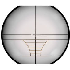 Lancer Tactical AOEG 2-6x32 Red & Green Illuminated Scope - BLACK