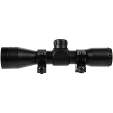 Lancer Tactical 4X32 Rangefinder Metal Rifle Scope - BLACK