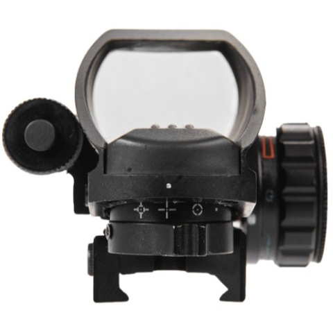 Lancer Tactical 4 Pattern Reticle Reflex Sight w/ Laser - BLACK