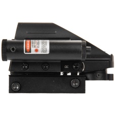 Lancer Tactical 4 Pattern Reticle Reflex Sight w/ Laser - BLACK