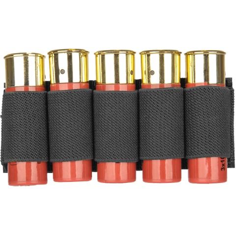 Lancer Tactical Five Rounds Shotgun Airsoft Shell Holder - BLACK