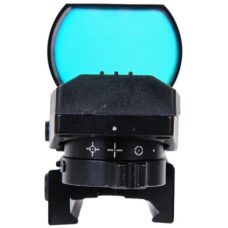 Lancer Tactical Airsoft 4 Reticle Red Control Reflex Sight (Color: Black)