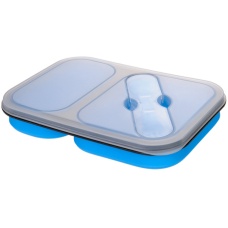 Lancer Tactical Airsoft Foldable Silicone Mess Kit - BLUE