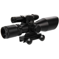 Lancer Tactical 2.5-10X40mm Red/Green Scope w/ Green Laser - BLACK