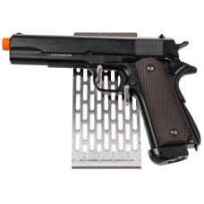 Lancer Tactical Airsoft Metal Pistol Model Support Stand - SILVER