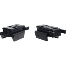 Lancer Tactical Airsoft Low Red Laser Dot Sight - BLACK