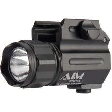AIM Sports 220 Lumens Compact Flashlight w/ Quick Release Mount