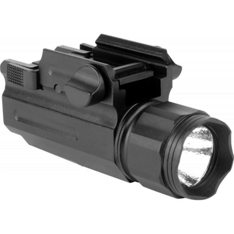 AIM Sports 330 Lumens Tactical Flashlight w/ Quick Release Mount