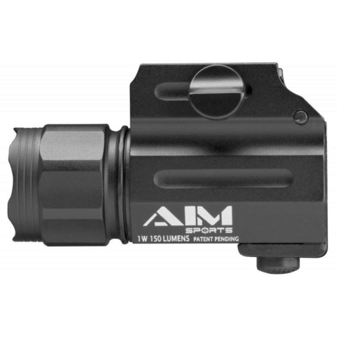 AIM Sports 330 Lumens Compact Flashlight w/ Quick Release Mount