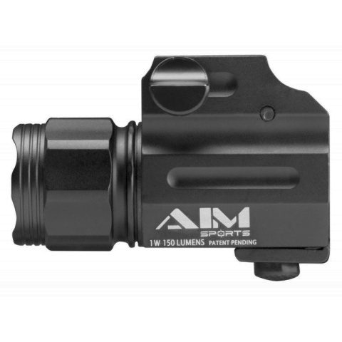AIM Sports 330 Lumens Sub Compact Flashlight w/ Quick Release Mount