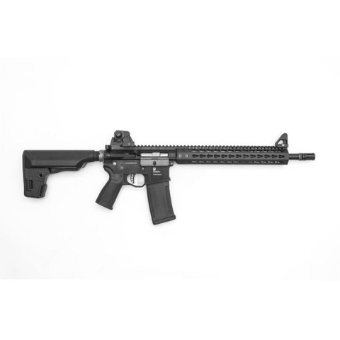 KWA PTS Mega Arms MKM AR-15 GBBR Metal Rifle w/ KeyMod Rail - BLACK