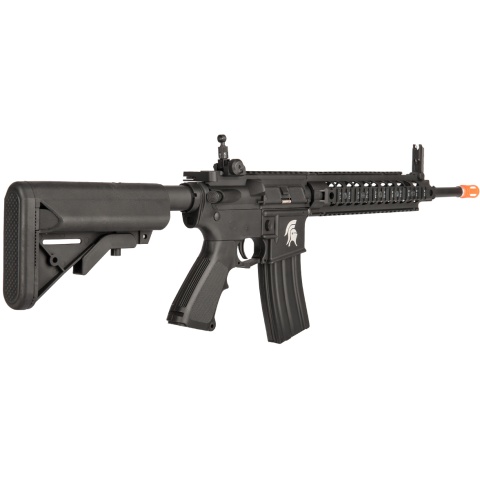 Lancer Tactical Metal M4 Warrior Carbine AEG Airsoft Rifle - BLACK