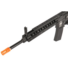 Lancer Tactical Metal M4 Warrior Carbine AEG Airsoft Rifle - BLACK