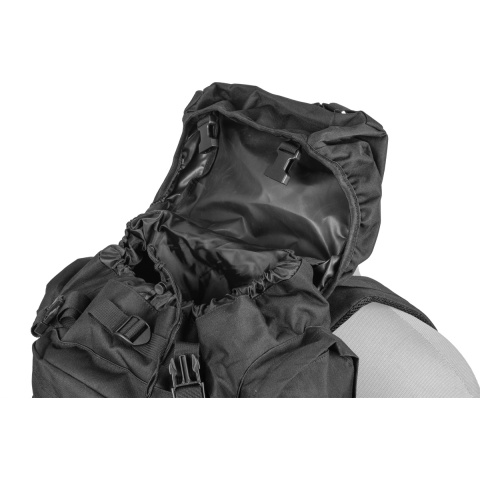 Lancer Tactical Waterproof Outdoor Trail Backpack - BLACK