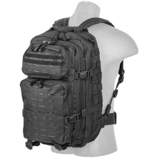 Lancer Tactical Laser Cut Webbing Multi-Purpose Backpack (Black)