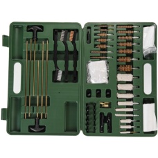 Lancer Tactical Universal Gun Cleaning Kit w/ Carrying Box - GREEN