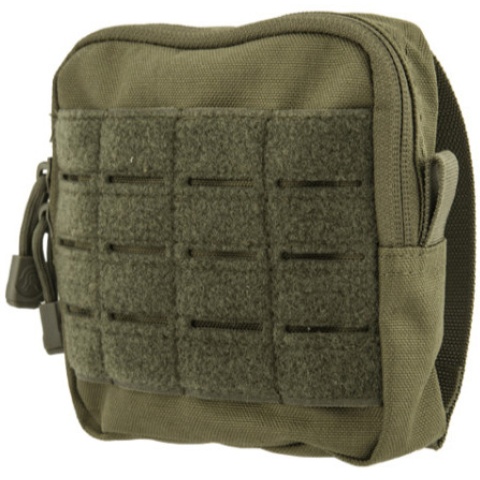 Lancer Tactical Enclosed Laser Cut M4 EMT Utility Pouch - OLIVE DRAB