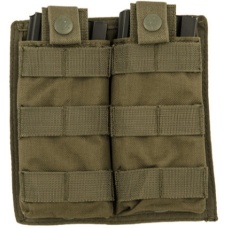 Lancer Tactical 1000D Nylon Double MOLLE Magainze Pouch - OD
